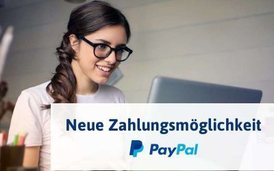 NEU: Zahlung per Paypal