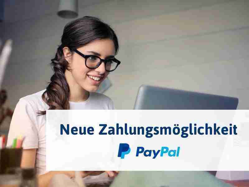 NEU: Zahlung per Paypal